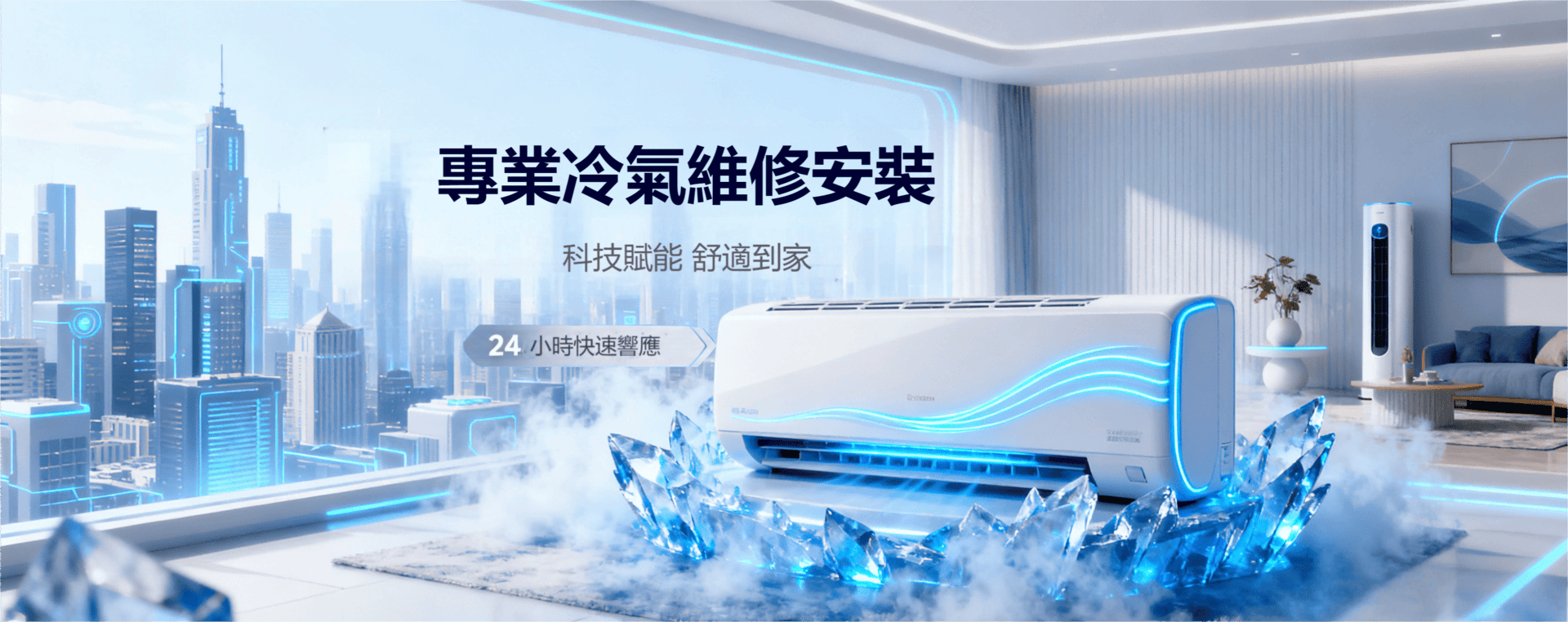 專業冷氣維繫安裝，科技賦能，舒適到家